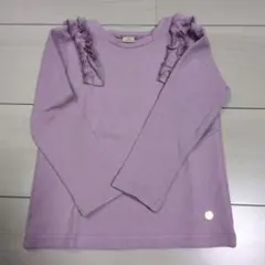dolcina フリル付き トレーナー 95cm 薄紫
