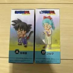 ドラゴンボール　孫悟空 、ブルマ 少年期編 ワーコレ(2個セット)
