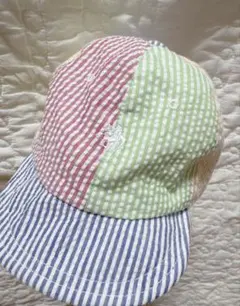 POLO baby カラフル　ボーダー　キャップ　44cm