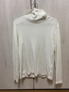 UNIQLO ヒートテックフリースタートルネックT 白