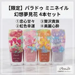 ParaDo ミニネイル 幻想夢見花 4本セットのサムネイル