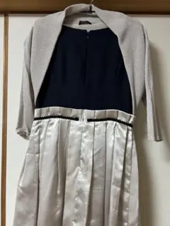 コムサ フレンチ袖 ワンピース Lサイズのサムネイル