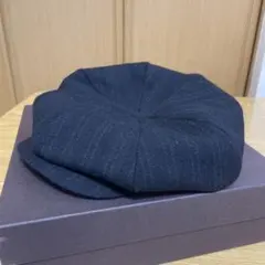 ブラック ストライプ キャスケット