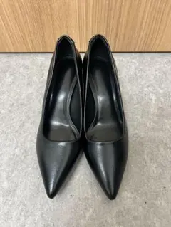 パンプス 黒 ブラック 22.5㎝ ヒール5㎝ 就活/卒入学式/セレモニー