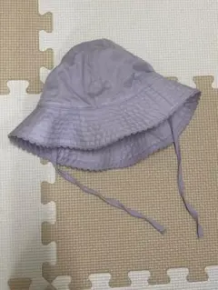 H&M ベビー帽子　ラベンダーカラー　サイズ6-12M