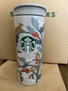Starbucks 355ml タンブラー 花と動物デザイン