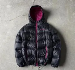 columbia down parka black pink Lサイズ