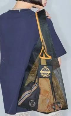 ハイキュー!! メッシュトートBAG オレンジ 烏野のサムネイル