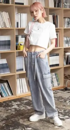 PAGEBOY LIM デニムカーゴパンツ