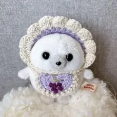 ベビー　あみぐるみ　ハンドメイド　手編み ぬい活　ぬい服 着せ替え