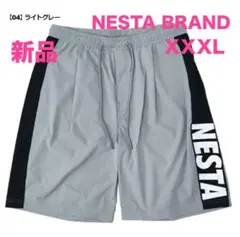 902【新品】大きいサイズNESTABRANDショートパンツXXXLライトグレーのサムネイル