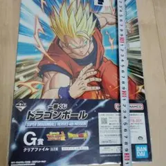 ドラゴンボール・クリアファイルA４・２枚セット非売品G賞