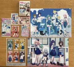 プロジェクトセカイ カラフルステージ クリアファイル、クリアシート、カードセット