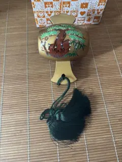 昭和レトロ 打ち出の小槌 松 金 縁起物 置き物 | Mercari