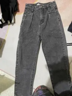 CLASSICAL ELF グレー ハイウエストジーンズ