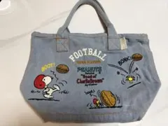 ROOTOTE スヌーピー デニムトートバッグ フットボールデザインのサムネイル