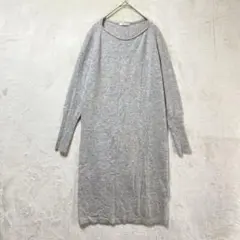 GALERIE VIE/ニットワンピース/1/カジュアル ゆったり グレー