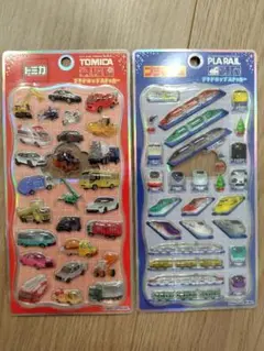 トミカ　プラレール　プチドロップステッカーのサムネイル