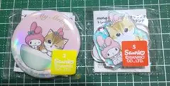 mofusand サンリオ アクリルスタンド 缶バッジ マイメロディ
