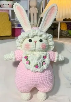 ししまる様用＊Megmeg’sDoll *ベビーうさたん＊あみぐるみ＊ ししまる様用＊Megmeg'sDoll *ベビーうさたん＊あみぐるみ＊ - メルカリ