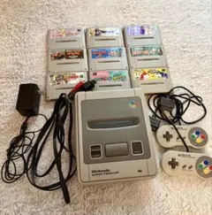 Nintendo SUPER FAMICOM 本体 ソフト9本セット