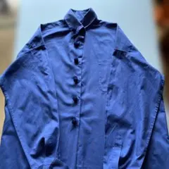 BARNEYS NEWYORK リネン カプリシャツ 七分袖 紺色 - メルカリ