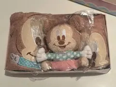 第一生命 ミッキー ベビーグッズ / タオル・スタイ・ガラガラ