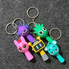 スプランキー キーホンダー 5個セット 未使用新品 スカイ ピンキー ダープル