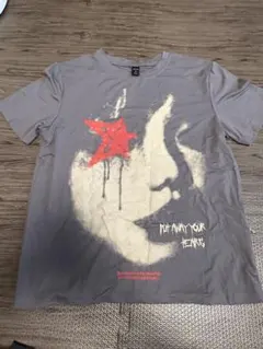 ROMWE グラフィックTシャツ グレー S