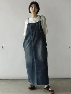 新品　RADIATE ラディエイト　アシメフロントデニムジャンパースカート