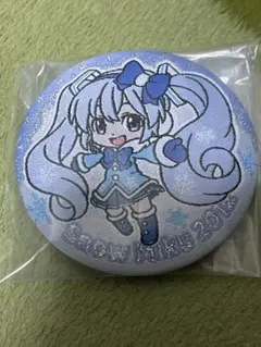 初音ミク 雪ミク 2015 缶バッジ 刺繍 - メルカリ