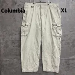 コロンビア メンズカーゴパンツ ベージュ XLサイズ ワークパンツ【6480】