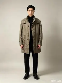 た*り様 BURBERRY London England ウールコート ネイビー - メルカリ