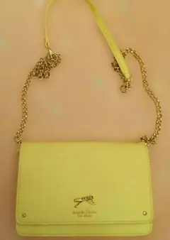 Samansa vega イエロー ミニショルダーバッグ