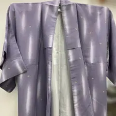 と*ん様 薄紫色　花びら舞い散る小紋の着物と帯