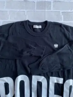 RODEO CROWNS プリントニット ブラック