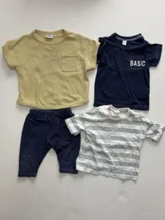 ボトムス Tシャツ3枚 4点セット