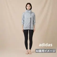 adidas アディダスジャージ ライダース風 変形トラックジャケット 2WAYのサムネイル