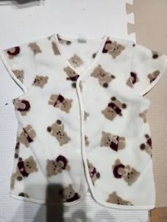 クマ柄フリーススリーパー 100cm