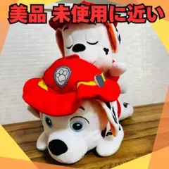 【美品】パウパトロール マーシャルぬいぐるみ 2個セット｜ふわふわ消防犬♪