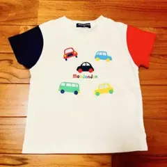 【美品】ムージョンジョン 半袖 Tシャツ 切り替え 100cmのサムネイル