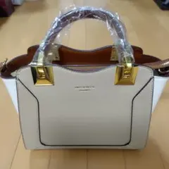 ※最終値下げ※ & chouette バイカラーハンドル金具トート