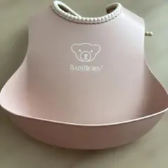 BABYBJÖRN シリコンエプロン ピンク　ベビービョルン