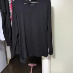 HEATTECH ブラック 長袖Tシャツ XL