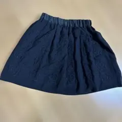 美品MARY QUANT フラワー刺繍フレアスカートのサムネイル