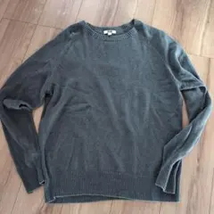 UNIQLO U 3D クルーネックセーター グレーMサイズ