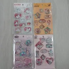 セリア　Disneyウォーターシール4枚セット