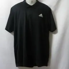 adidas 黒ポロシャツ XL スポーツカジュアル　ゴルフにも