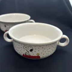 スヌーピー 両手カップ　2個　レトロ食器