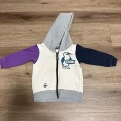 チャムス　フルジップパーカー　キッズ　CHUMS パーカー